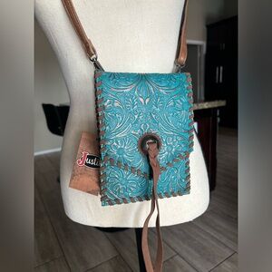 NWT justin boots bag